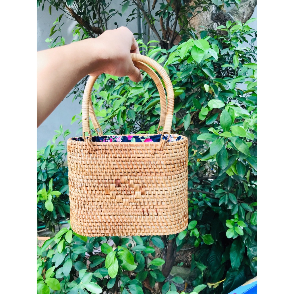Túi Mây Tre Đan , Túi Xách Handmade