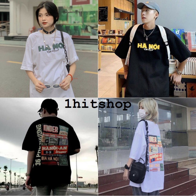 Áo Thun HÀ NỘI U.N.D.E.R Nam Nữ Ulzzang Unisex 1hitshop