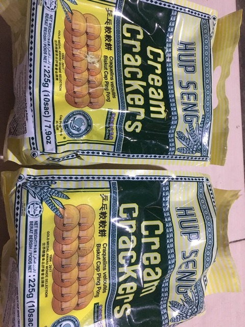 Bánh quy Cream Cracker lạt- có đường