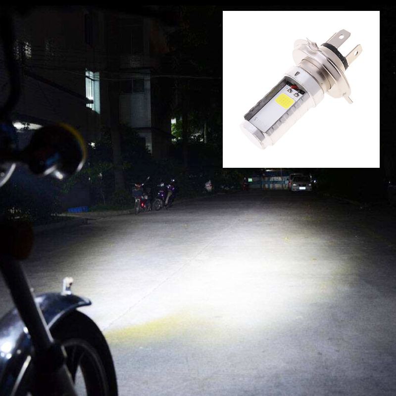 Đèn Pha Led 15w H4 Cho Xe Mô Tô Honda Kawasaki