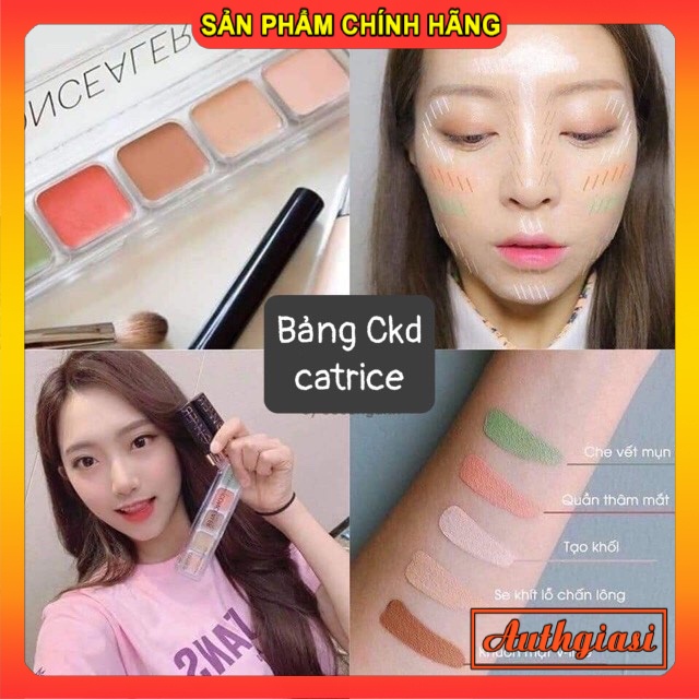 Bảng che khuyết điểm Catrice Allround Concealer Pallete 5 ô CKĐ đa năng lâu trôi mềm mịn da