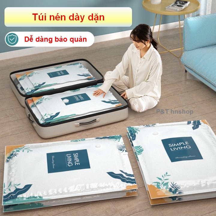 Túi Hút Chân Không Đựng Quần Áo, Chăn Màn SIMPLE LIVING