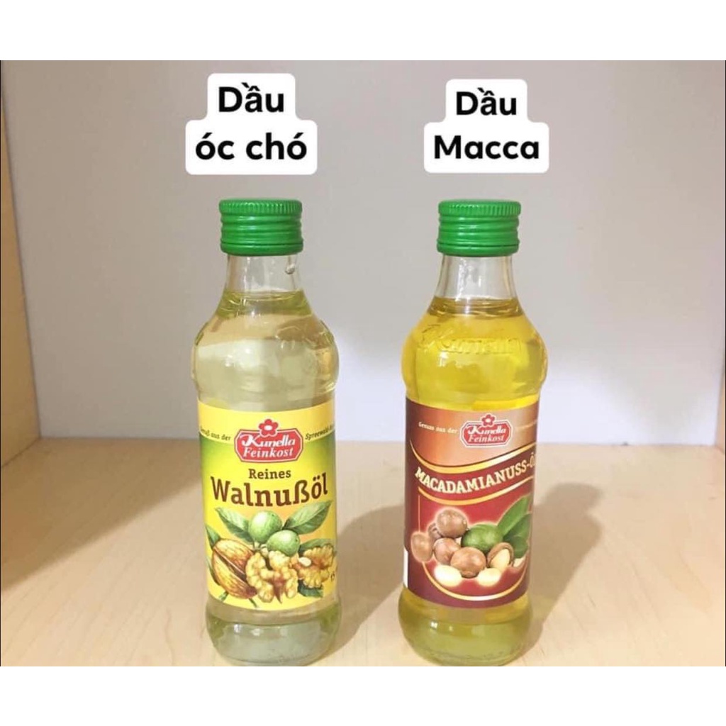 Dầu óc chó/Macca Đức 100ml bổ sung omega3 cho bé ăn dặm từ 6 tháng