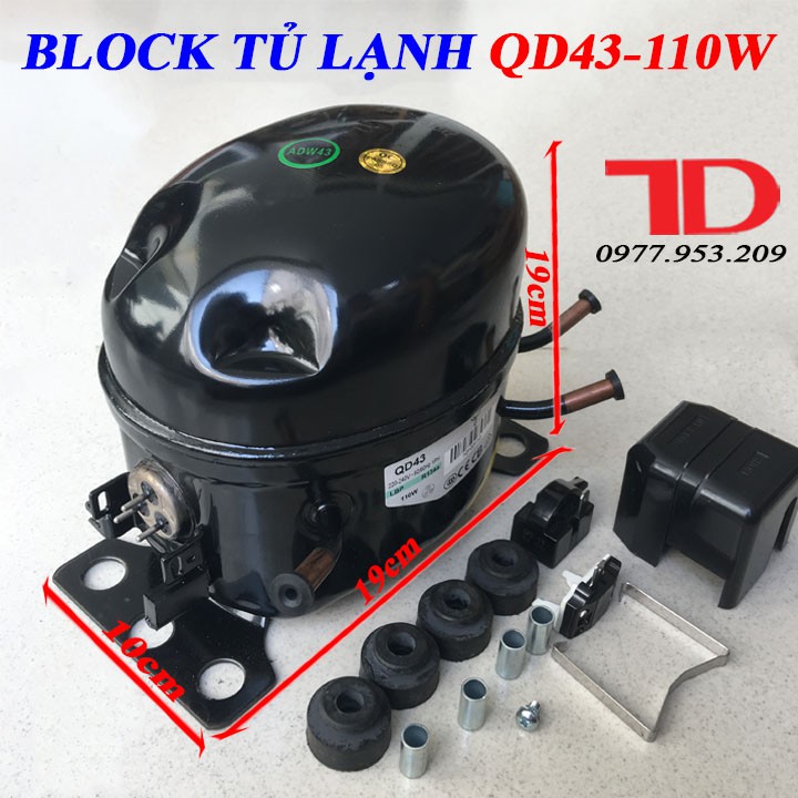 Block tủ lạnh QD43 110W từ 120 lít đến 150 lít