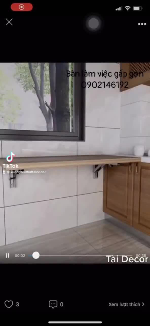 Bàn Gấp Gọn Treo Tường 4 Màu - Kệ Gập Thông Minh Giá Tốt - Tối Ưu Không Gian | BigBuy360 - bigbuy360.vn