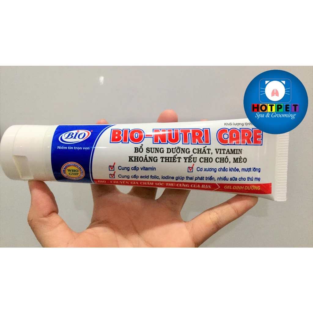 BIO NUTRI CARE - Gel dinh dưỡng bổ sung dưỡng chất thiết yếu cho chó mèo