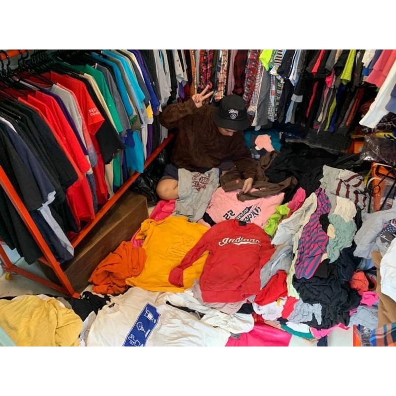 Áo Sweater secondhand - áo nỉ tay dài 2hand