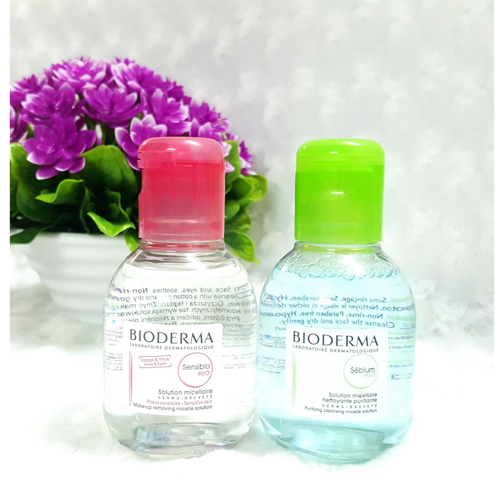 Nước tẩy trang bioderma 110ml và 500ml