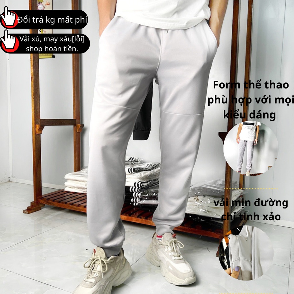 Quần thun nam thể thao , dài thu đông nam WIND , quần jogger nam