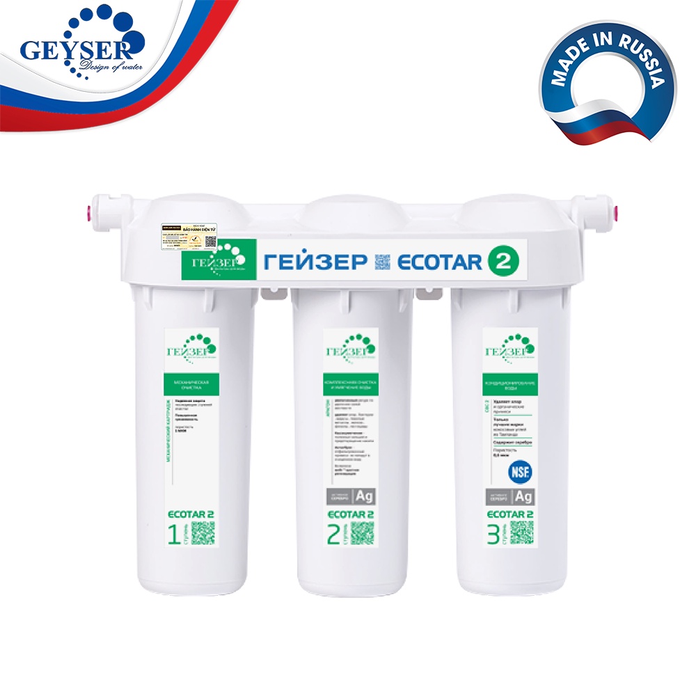 Bộ lọc Máy lọc nước Nano Geyser ECOTAR 2 made in Russia