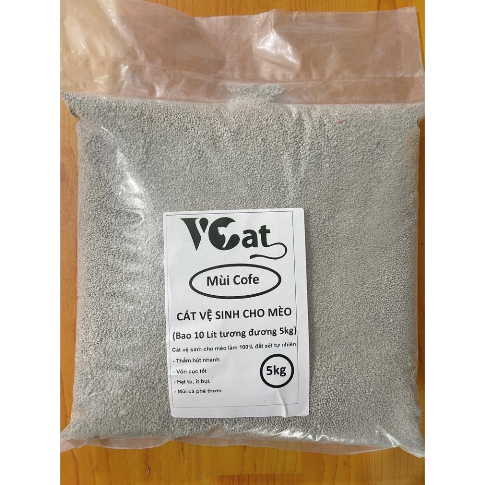(Bán Lẻ 1kg-2Lít) VCAT CÁT VỆ SINH CHO MÈO và chuột HAMSTER Cát Than hoạt tính khử mùi