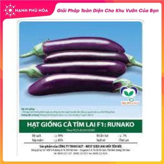 Hạt Giống Cà Tím Runako Cao Cấp HMTD 5g/Gói