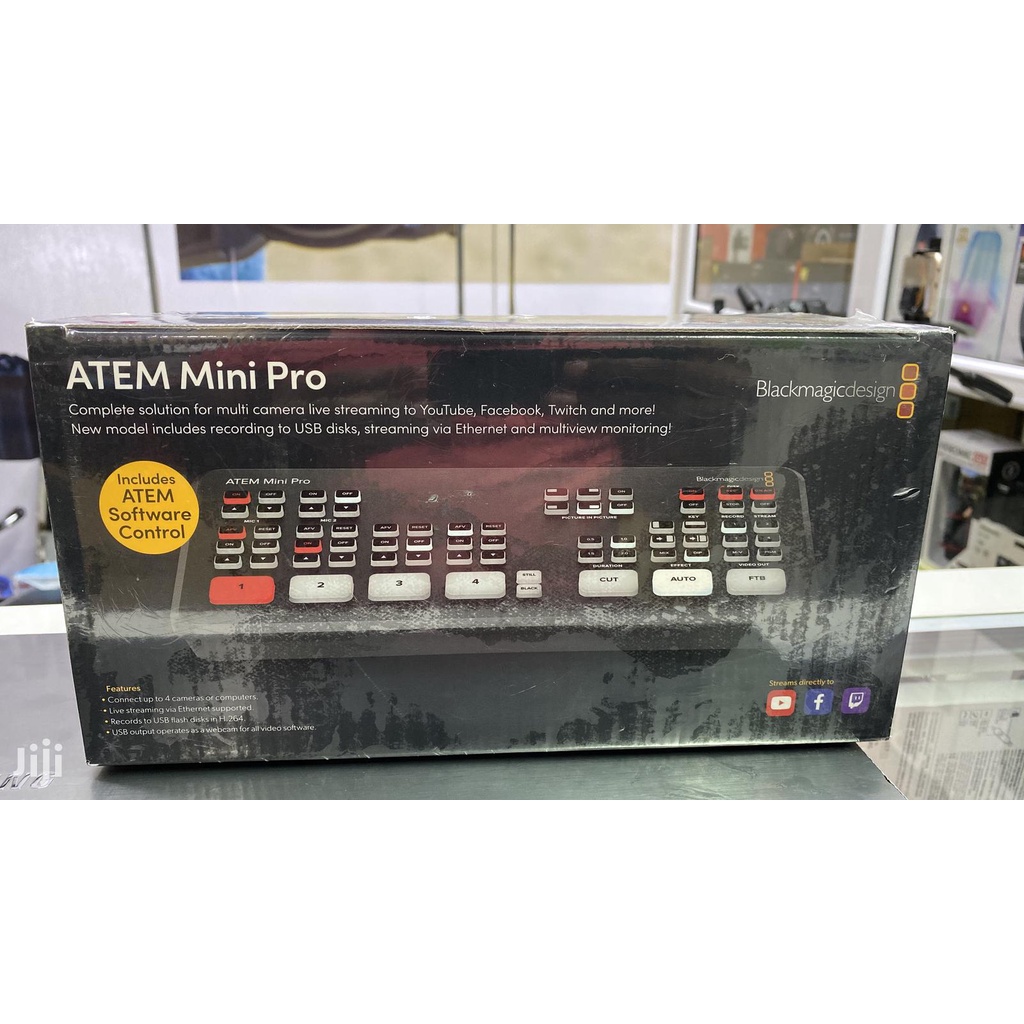 Bộ trộn hình Blackmagic Atem mini Pro - Giá có VAT