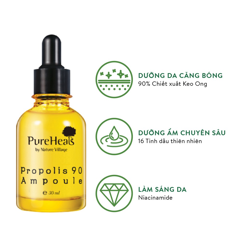 Tinh chất PUREHEAL'S dưỡng da bóng khỏe chiết xuất Keo Ong (30ml)