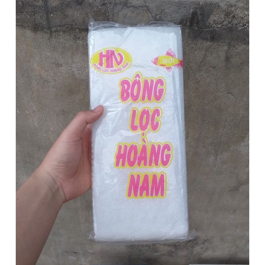 Bông lọc giúp làm sạch bể cá