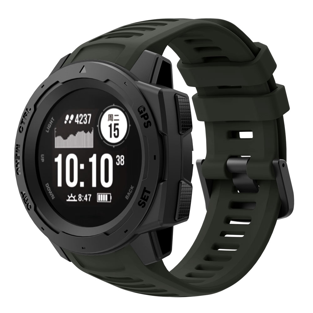 Dây Đeo Thay Thế Bằng Silicon 22mm Cho Đồng Hồ Thể Thao Garmin Instinct