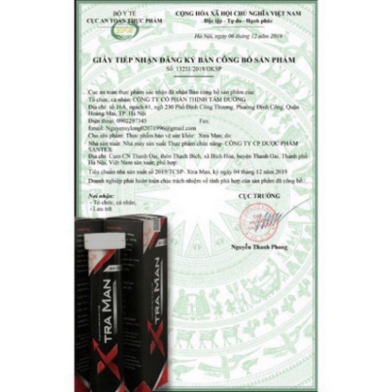 ✅Viên Sủi XtraMan Tuýp 20 Viên 👍 ❤️ – Tăng cường sức khỏe phái mạnh Xtra man