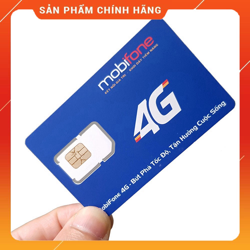 Sim 3G/4G Mobifone Không Giới Hạn Dung Lượng Tốc Độ Cao Trọn Gói 6 Thá