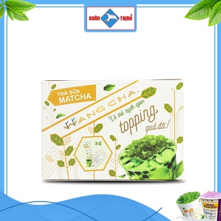 Hộp Trà Sữa Wangcha Vị Matcha pha trà sữa tiện lợi - Trà Sữa Vị Matcha cao cấp, dễ sử dụng (400gr/hộp)