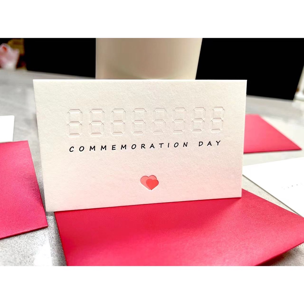 1 Set Thiệp Chúc Mừng Sinh Nhật Làm Quà Tặng Lãng Mạn