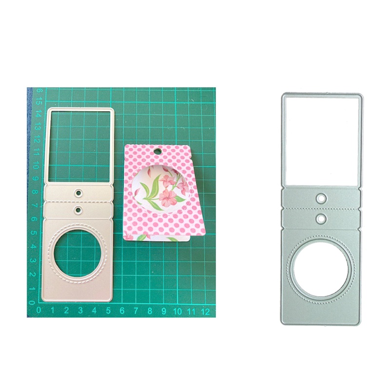 Khuôn cắt giấy tạo hình tròn/ chữ nhật trang trí sổ tay