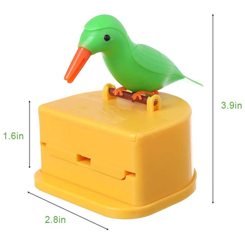 Hộp đựng tăm xỉa răng hình chú chim dễ thương xinh xắn
