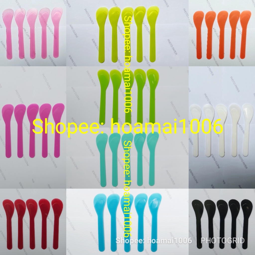 50 MUỖNG QUE THÌA TRỘN KEM BODY LỚN, ĐẮP MẶT NẠ