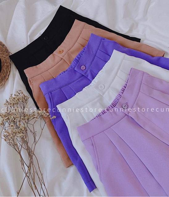 Quần short đang váy ống rộng cao cấp