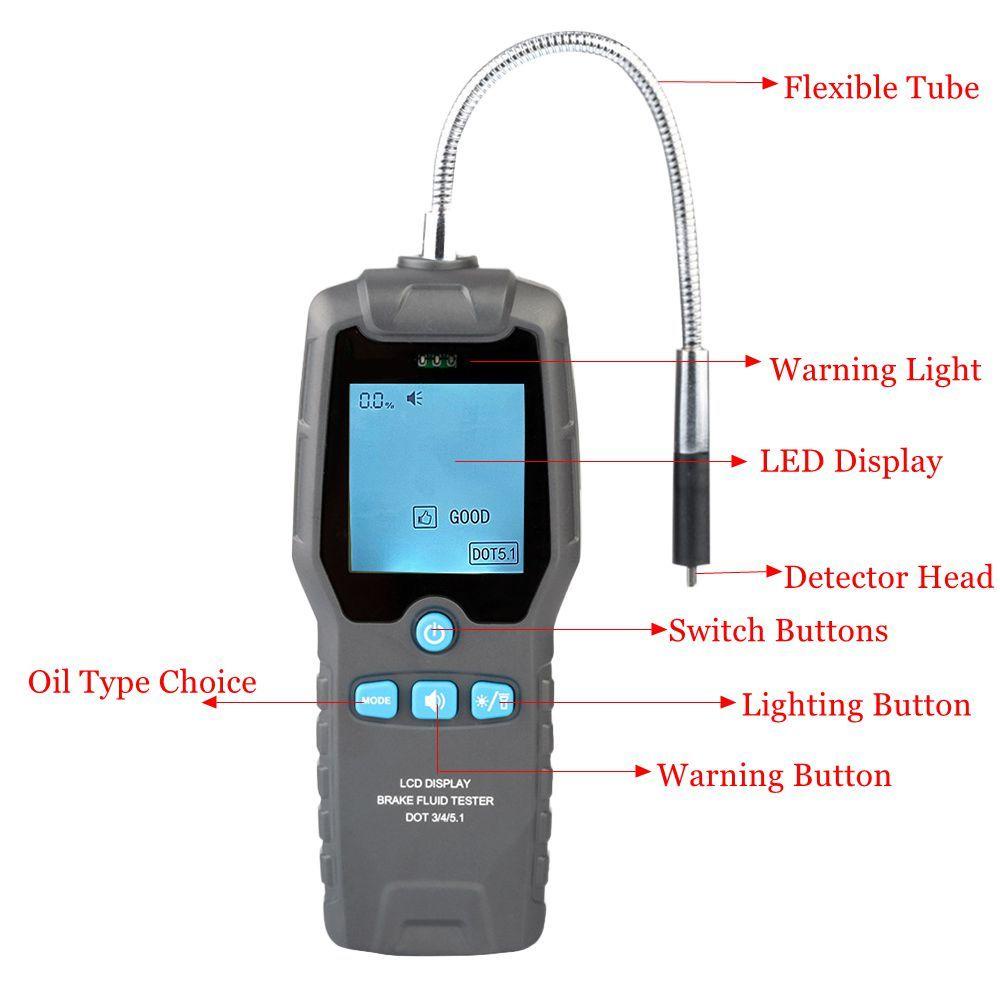 MYRONGVN Brake Fluid Tester New Design Universal Durable Accurate Engine Oil Tester