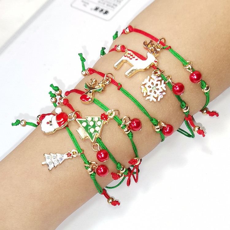 Vòng Tay Hoạ Tiết Giáng Sinh Dễ Thương