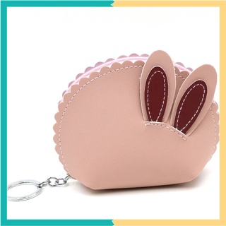 Bóp MINI Tai Thỏ có móc khóa nhỏ siêu tiện lợi, ví đựng tiền, ví chìa khóa