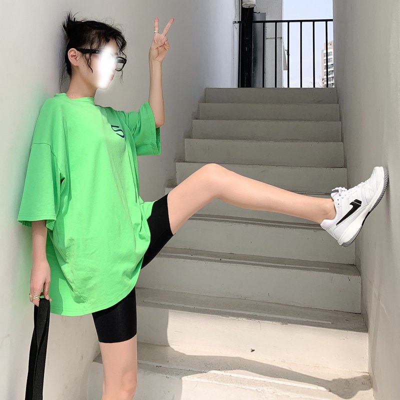 Quần legging phong cách thể thao lưng cao ôm dáng co giãn thoải mái dành cho nữ