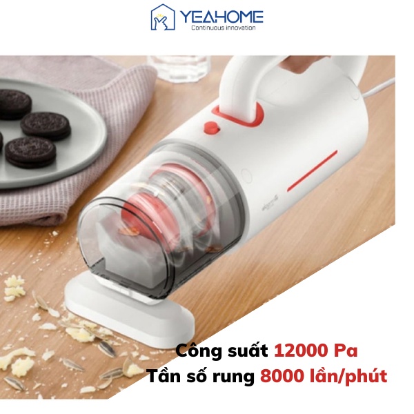 Máy hút bụi giường nệm, thảm diệt khuẩn UV Deerma CM1300 3IN1 - Lực hút mạnh mẽ 12000Pa, công suất 350W - YEAHOME STORE