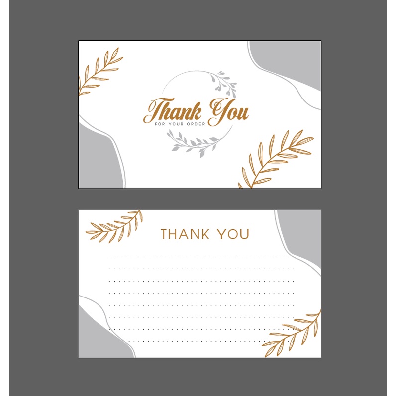 Combo 100 cái  thankyoucard, thiệp cảm ơn, Thẻ cám ơn có sẵn, Giấy bìa cứng cán màng size 9x5.5cm