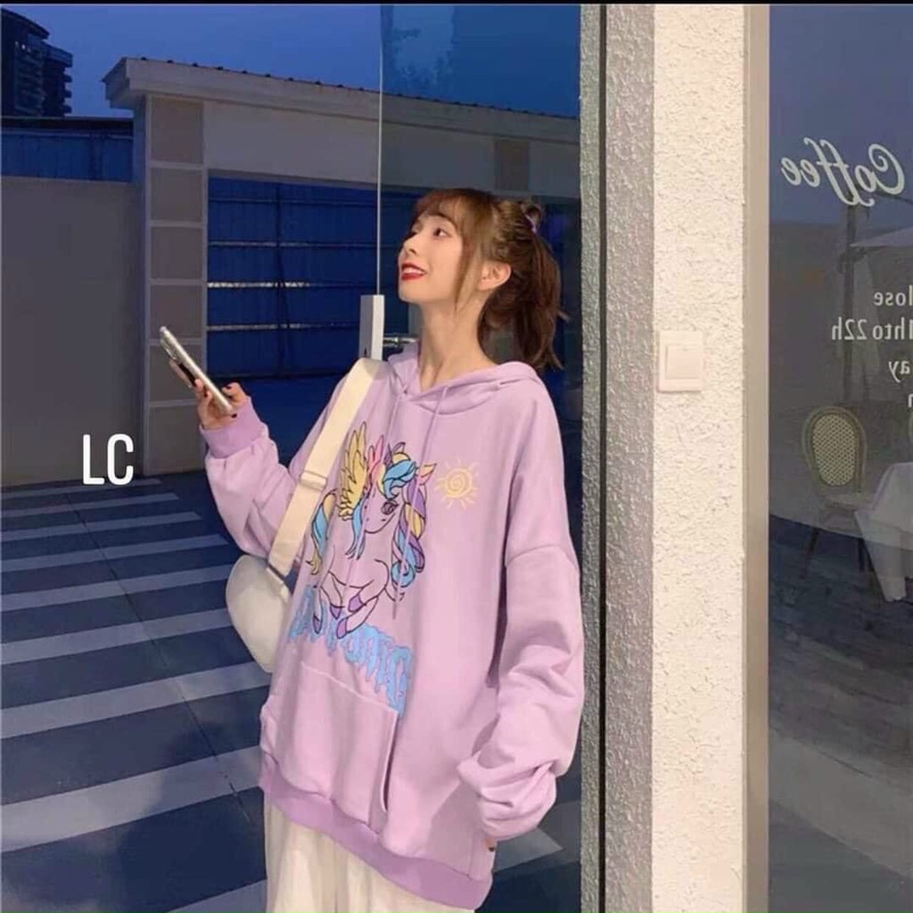 Áo khoác, áo hoodie unisex nam nữ nỉ ngoại Unicorn dân chơi siêu dễ thương hot trend năng động thời trang học đường