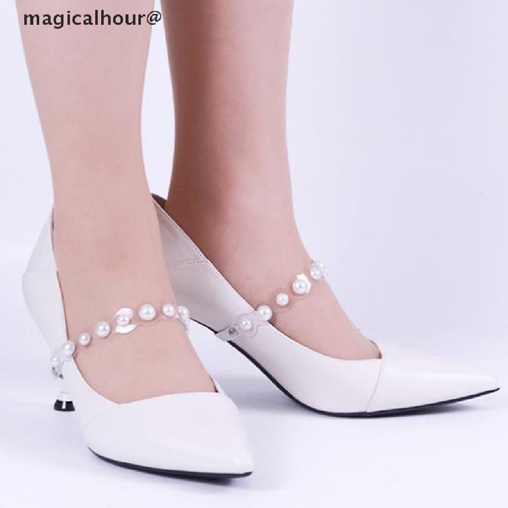 1 Cặp Dây Đeo Giày Cao Gót Co Giãn Chống Rơi Thời Trang Dành Cho Nữ Mới