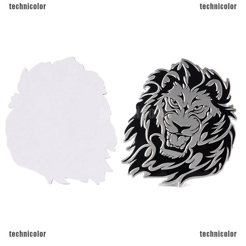 Logo Sư Tử 3D Bằng Hợp Kim Nhôm Trang Trí Xe Hơi