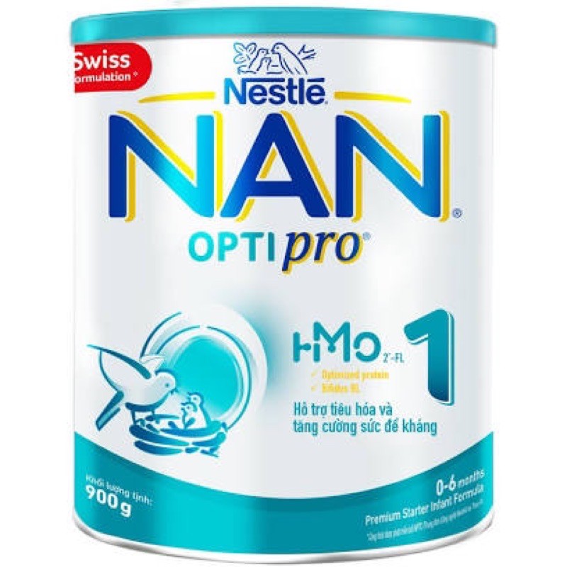 Thanh lí sữa bột Nan Optipro 1 (900g)-Hộp móp