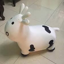 Thú nhún trẻ em cao cấp  hình con bò