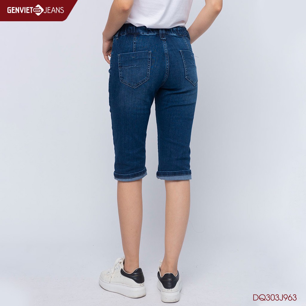 Quần Ngố Jeans Nữ GENVIET DQ303J963