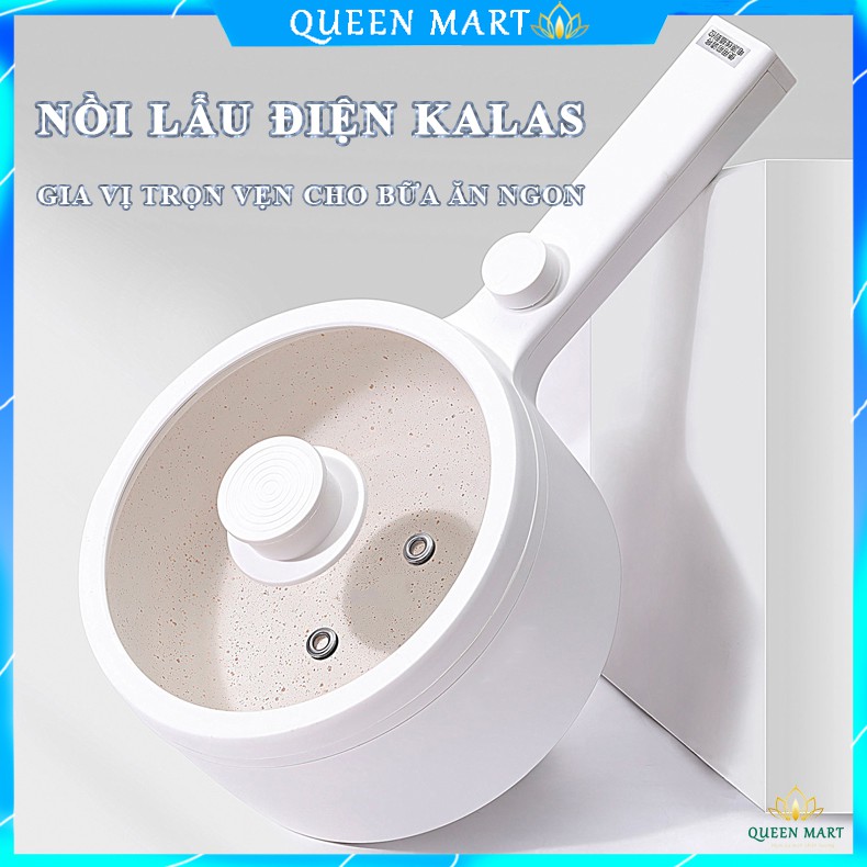 NỒI NẤU LẨU MINI - NỒI NẤU MÌ ĐA NĂNG CAO CẤP CHỐNG DÍNH CỰC TỐT DUNG TÍCH 1,5L – Q061