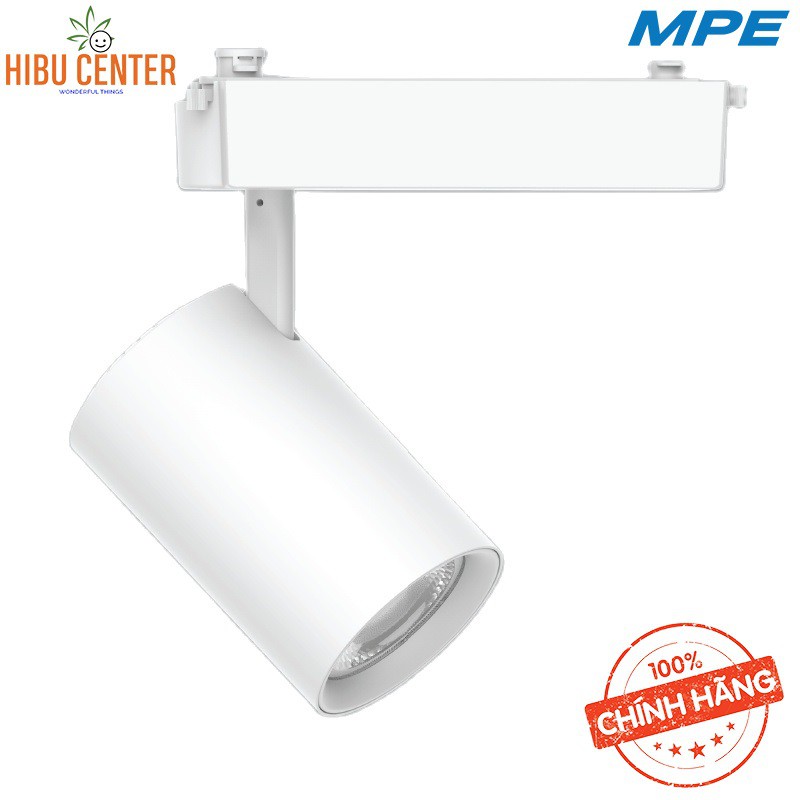 Đèn LED Chiếu Điểm Thanh Ray MPE Track Spotlight Series TSL (Thân Đèn Màu Trắng) 8W/ 12W/ 20W/ 25W/ 30W –Hàng Chính Hãng