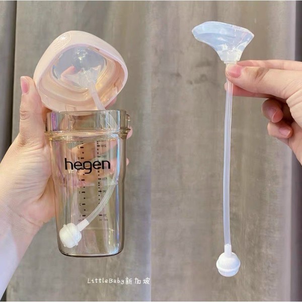 Van có dây quả bóng chống sặc cho bình cổ vuông 150ml/240ml/330ml, Dây hút chống sặc cho bé bú mọi tư thế