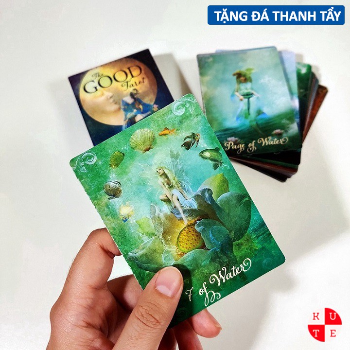 Bộ Bài Good Tarot 78 Lá Bài Tặng File Tiếng Anh Và Đá Thanh Tẩy B1 C1