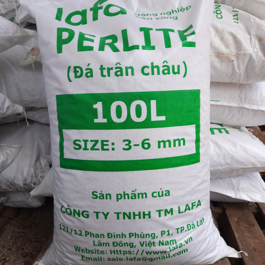 Đá Perlite (Đá Trân Châu)  giá thể giàu khoáng chất, ổn định cấu trúc đất, tăng độ tơi xốp trong đất, bao lớn