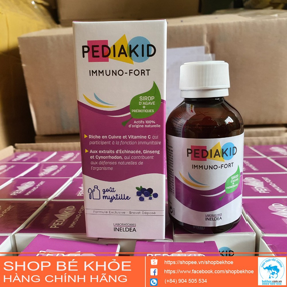 ☂Pediakid - 22 vitamin / Appetit tonus Sommeil Sắt Fe + B Immuno Fort