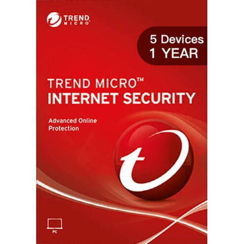 TREND MICRO INTERNET SECURITY 5 DEV 1 YEAR