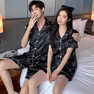 Pyjama nam nữ lụa mát đồ mặc nhà đôi đồ ngủ đôi cao cấp