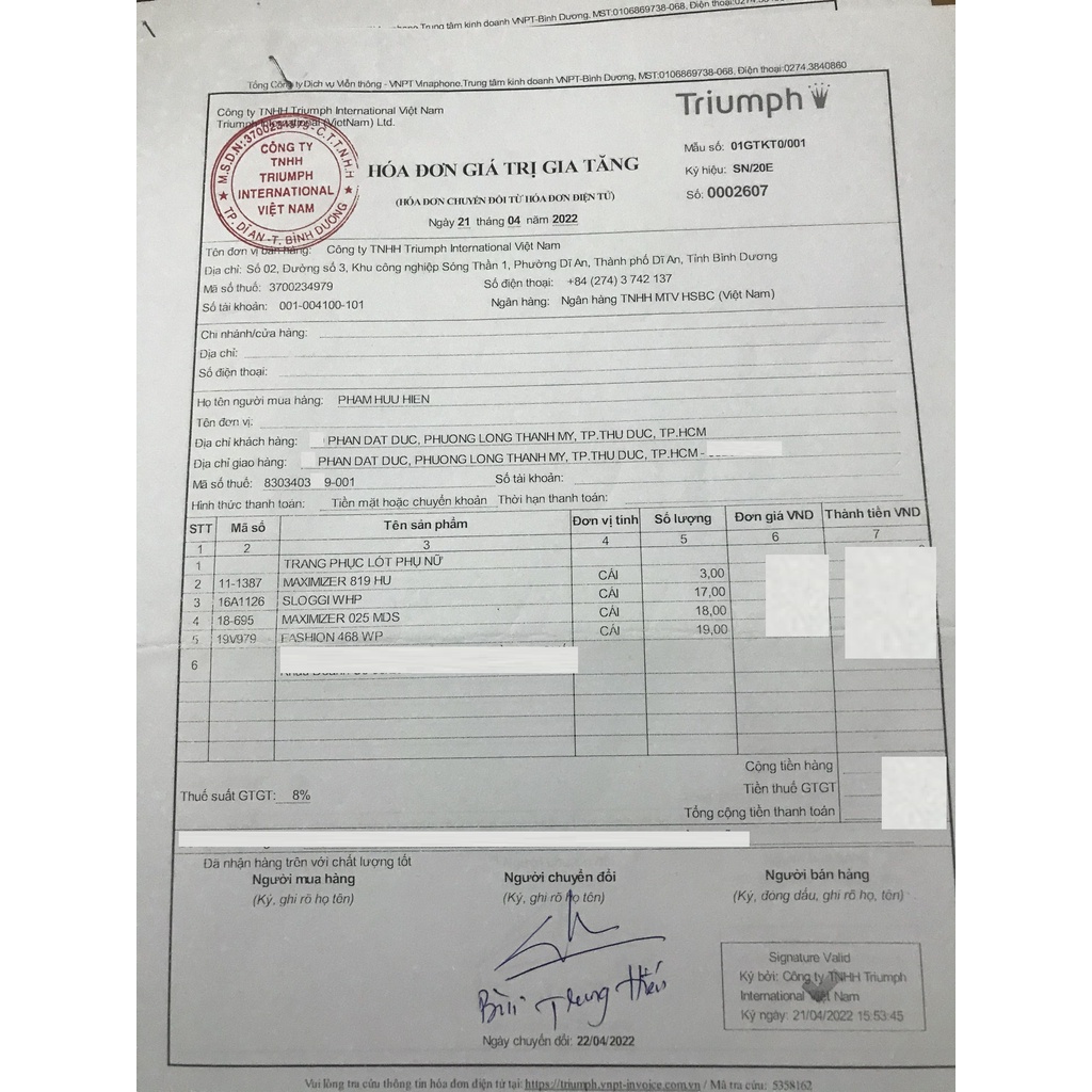 Áo lót nữ Triumph Maximizer 819 HU