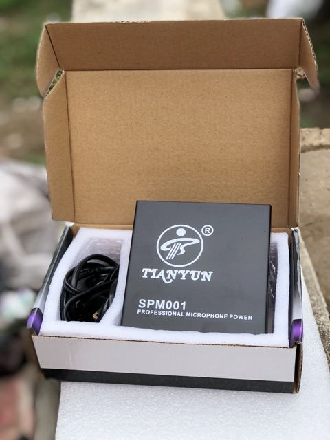 Nguồn phantom 48v cho micro phòng thu livestream chính hiệu TIANYUN.